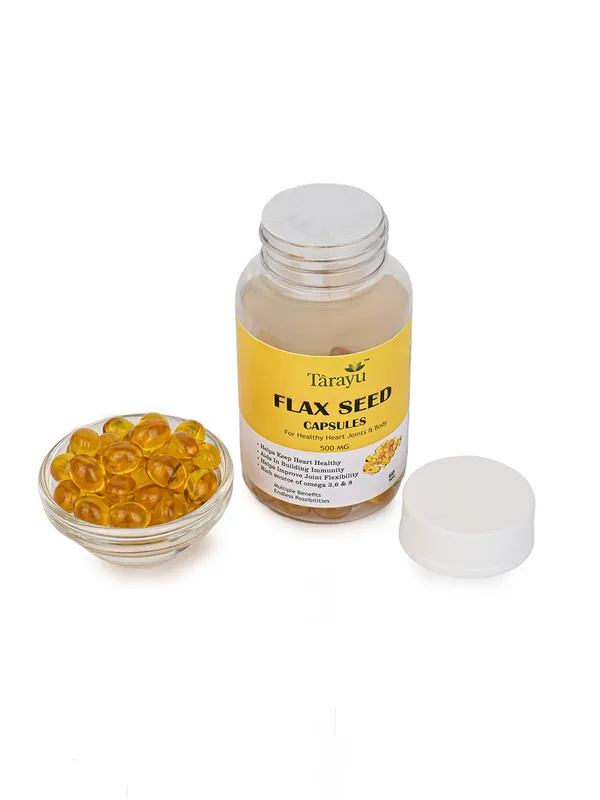 Flax Seed Oil Omega Capsules – Heart, Brain & Immunity Support - Image 5