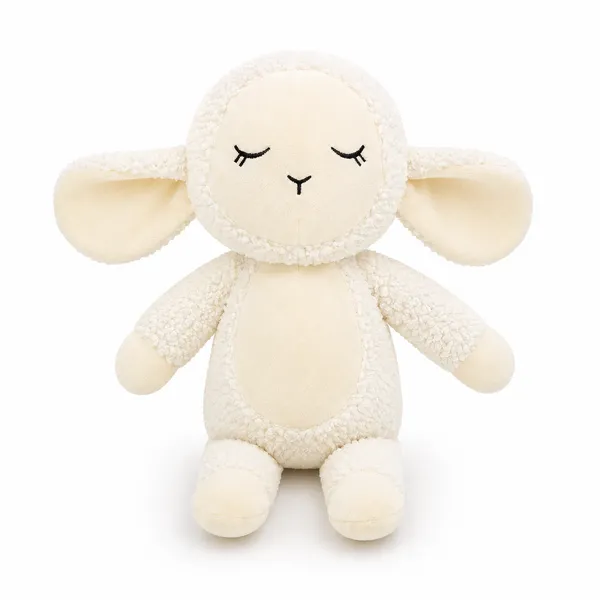Cream Sherpa Lamb Plush Toy For Kids - Image 3