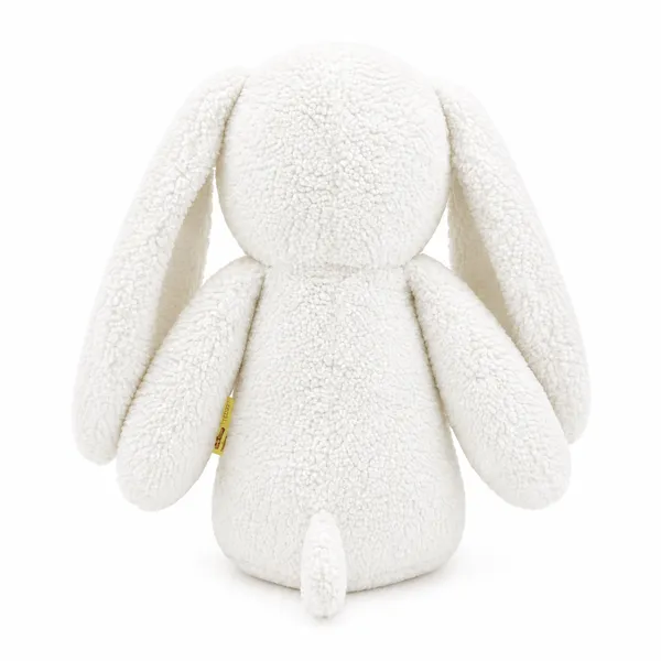 White Sherpa Floppy-Eared Bunny Plush Toy For Kids - Image 7