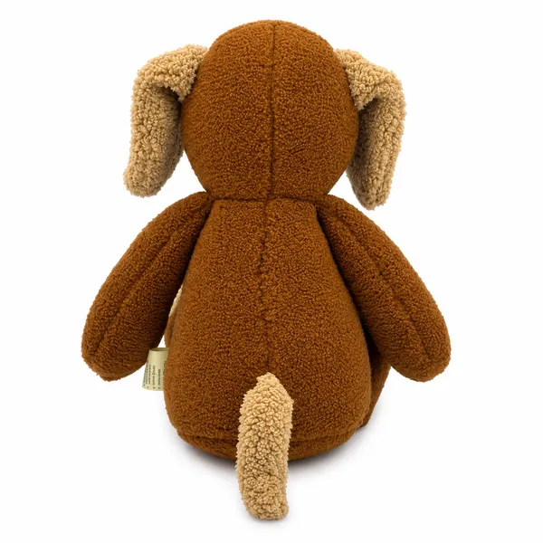Brown Sherpa Floppy-Eared Dog Plush Toy For Kids - Image 4