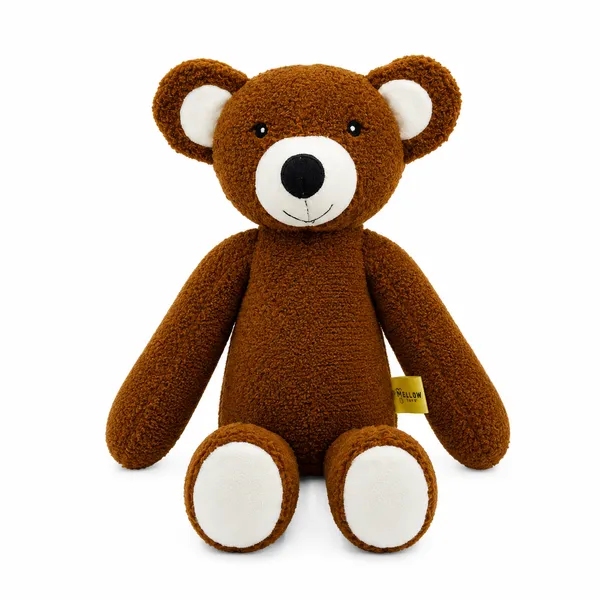 Brown Sherpa Teddy Bear Plush Toy For Kids - Image 4