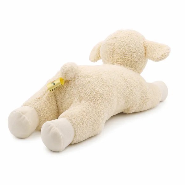 Cream Sherpa Lamb Plush Toy For Kids - Image 3