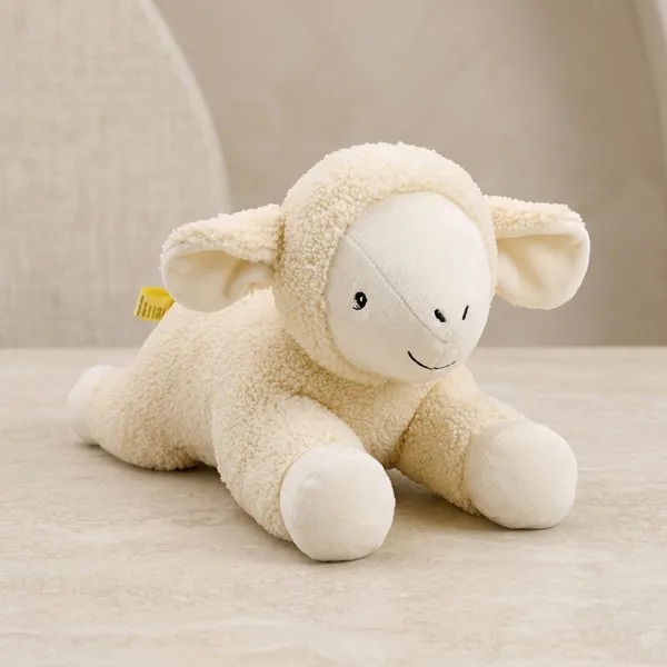 Cream Sherpa Lamb Plush Toy For Kids - Image 5