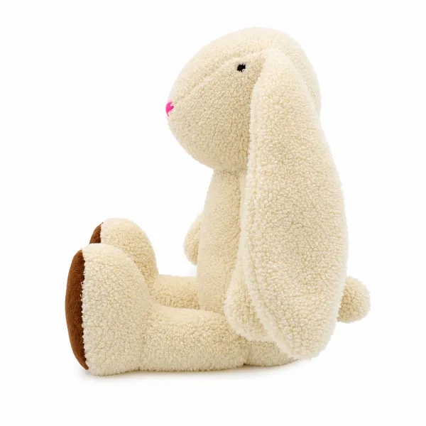Cream Sherpa Bunny Plush Toy For Kids - Image 3