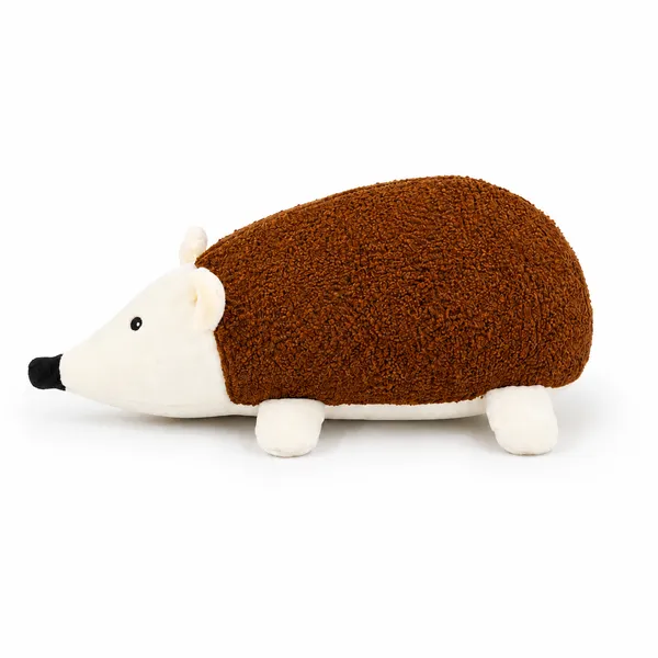Brown Sherpa Hedgehog Plush Toy For Kids - Image 3